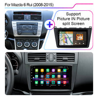 LEHX L6pro 5G AI Voice Car Multimedia para Mazda 6 GH Rui Wing 2008-2015 2Din estéreo Android Auto Radio Carplay GPS Autoradio DVD