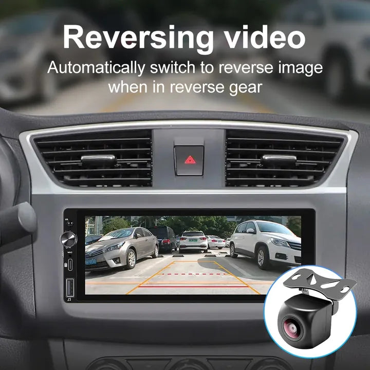 LEHX Car DVD player 1din 6.9 IPS Touch Screen Carplay Android Auto Mirror Link Car Radio Multimedia Car Stereo MP3 MP5 Player