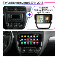 LEHX 8Core 4G+5G Wifi 2 Din Android Auto Stereo Car Radio for VW Volkswagen Jetta 6 2011-2018 Carplay GPS 2din Car DVD Player