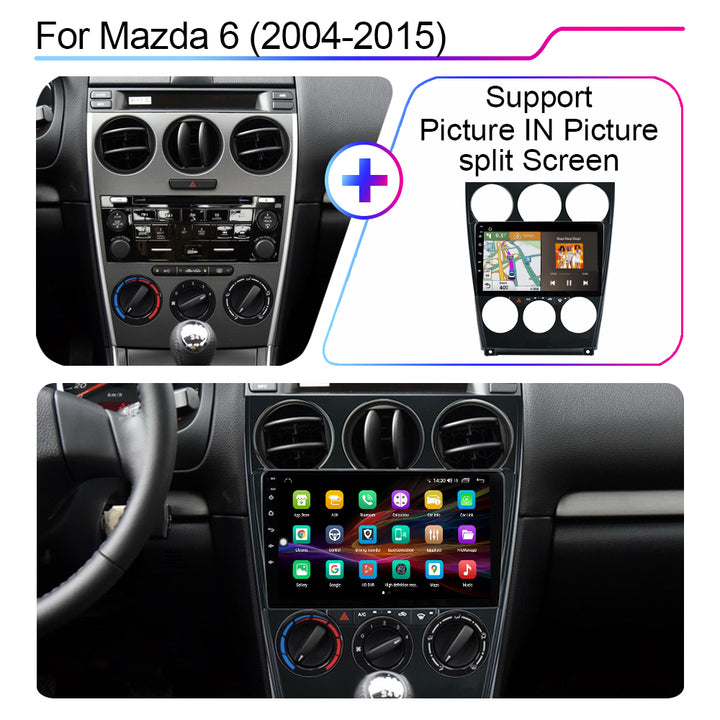 LEHX Pro Dsp 4G 8 Core Android Auto Radio for Mazda 6 2004-2015 Carplay Car Multimedia 2 Din DVD Autoradio GPS Video Player