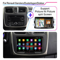 Android 2 Din Stereo Car Radio for Renault Dacia LOGAN Sandero Duster Lodgy Lada Xray Captur Dokker Carplay Gps Car DVD Player