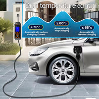 LEHX EV Charger Portable Wallbox Type2 Cable 32A 7.6KW With CEE Plug EVSE Type1 Car Charging j1772 Adapter for Electric Vehicle